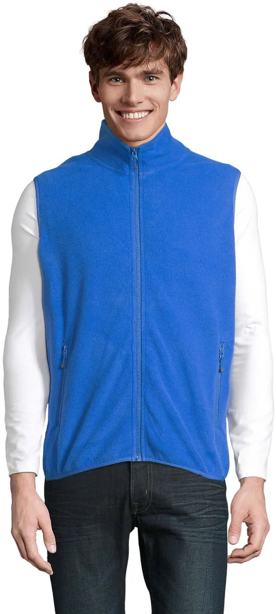 SOL'S Unisex Factor Zipped Fleece Bodywarmer L03822 - Royal Blue 241 - M