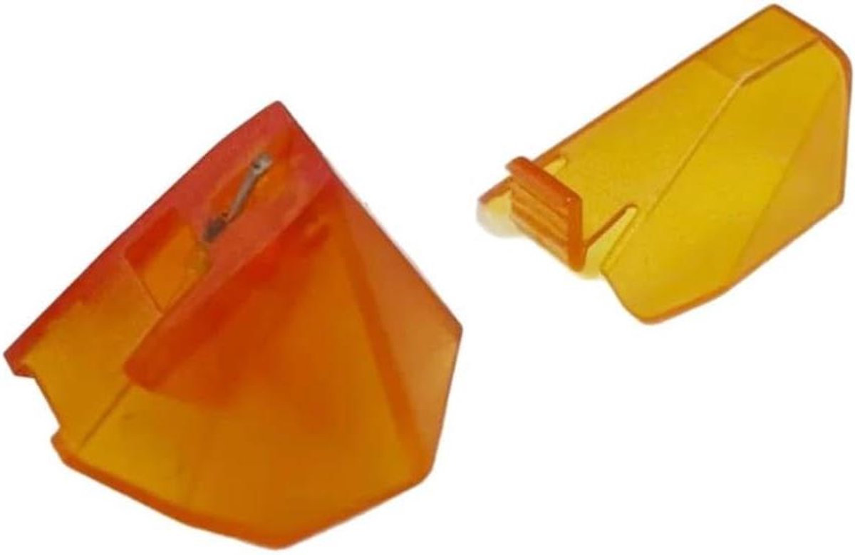 Naald Vervanging - Platenspeler Naald - Vinyl Afspelen - Elliptische Tip - 10 Gram - Oranje