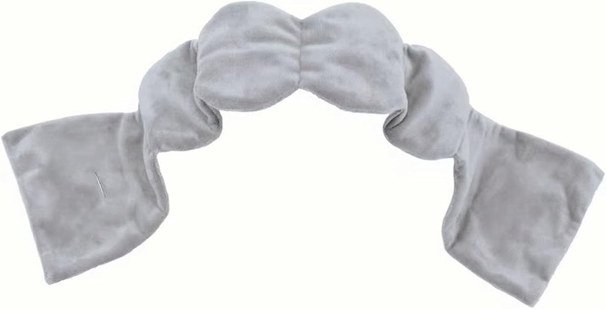 Zwaar Slaapmasker voor Diepe Ontspanning - Luxe Oogmasker met Parels en Katoen, Ideaal voor Reis, Comfortabel en Zacht voor een Betere Nachtrust