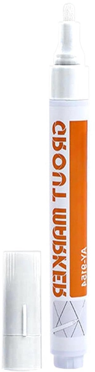 Voegenpen Reparatie Stift - Tegel Fixer - Naden Vernieuwen - Snel Drogend - 14 cm - Wit
