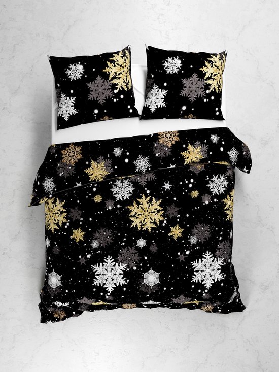 Heckettlane Avrem Dekbedovertrek - Eenpersoons - Flanel - 140x200-220cm - Multi van Heckettlane — afbeelding 2