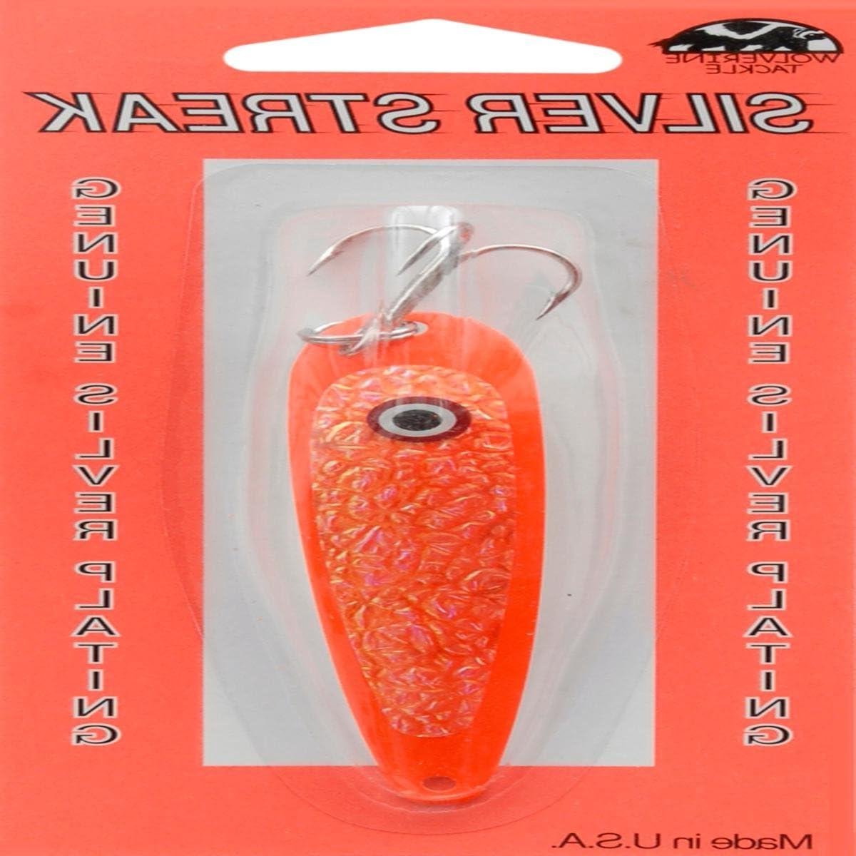 Vislepel Lokken - Aas Lepel - Vissen Vangen - Opvallende Kleur - 1/2 oz - Oranje