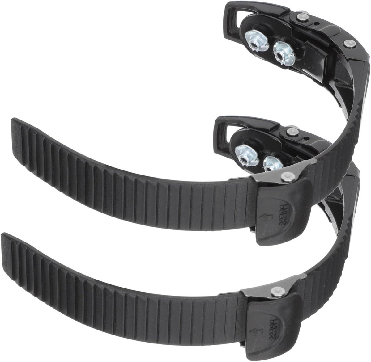 Skate Gespen - Schaatsbanden Vervanging - Skaters Beveiligen - Verstelbaar met Gesp - 25 cm - Zwart