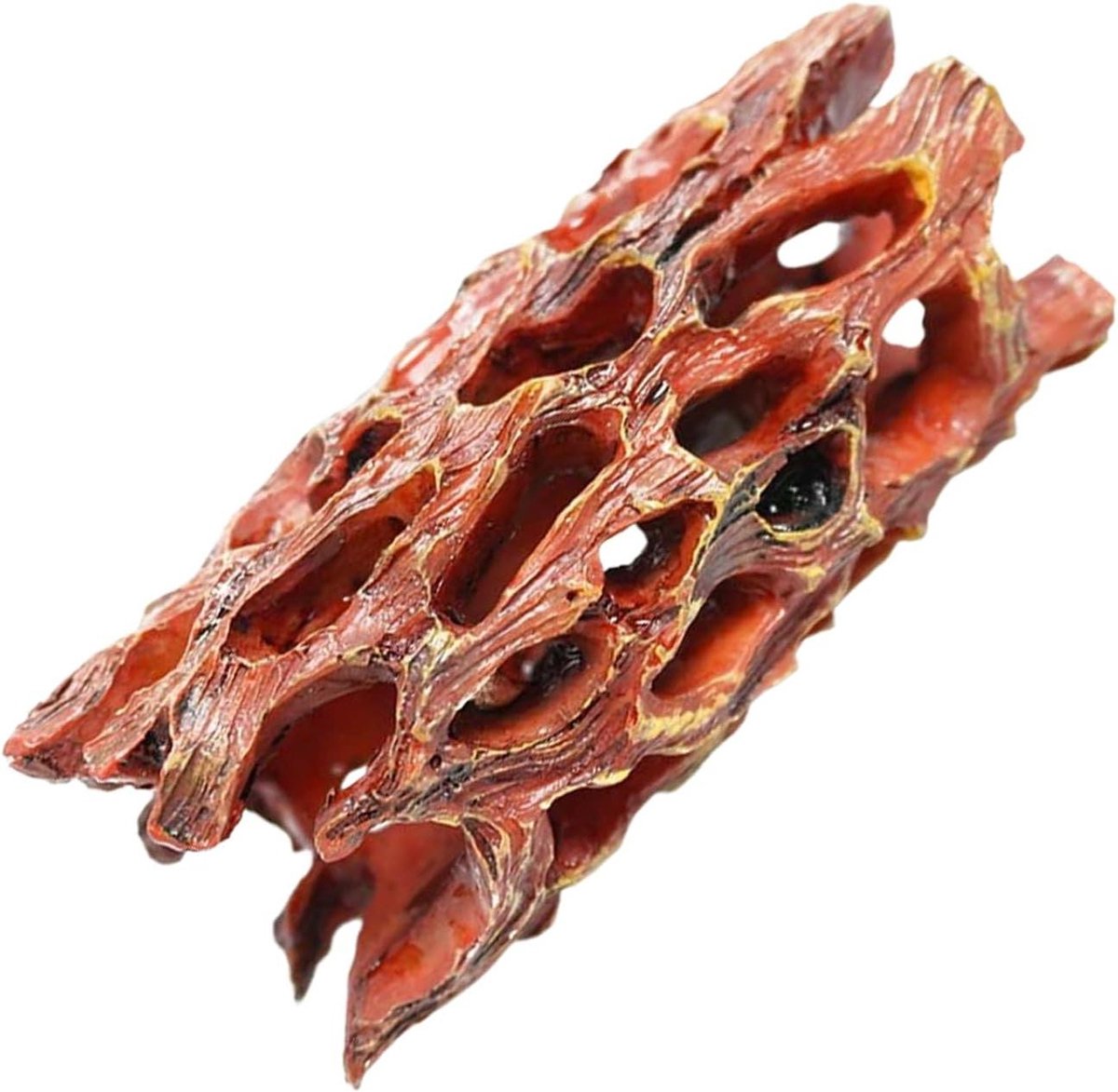 Garnalen Schuilplaats - Aquarium Tunnel - Aquarium Decoratie - Natuurlijke Habitat Nabootst - 6.5 x 6.5 x 6.5 cm