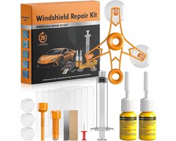 Complete Windshield Reparatieset voor Auto's - Universele Glasreparatie voor Gebroken Ruiten, Eenvoudig en Snel, Inclusief Reparatiemateriaal en Handleiding