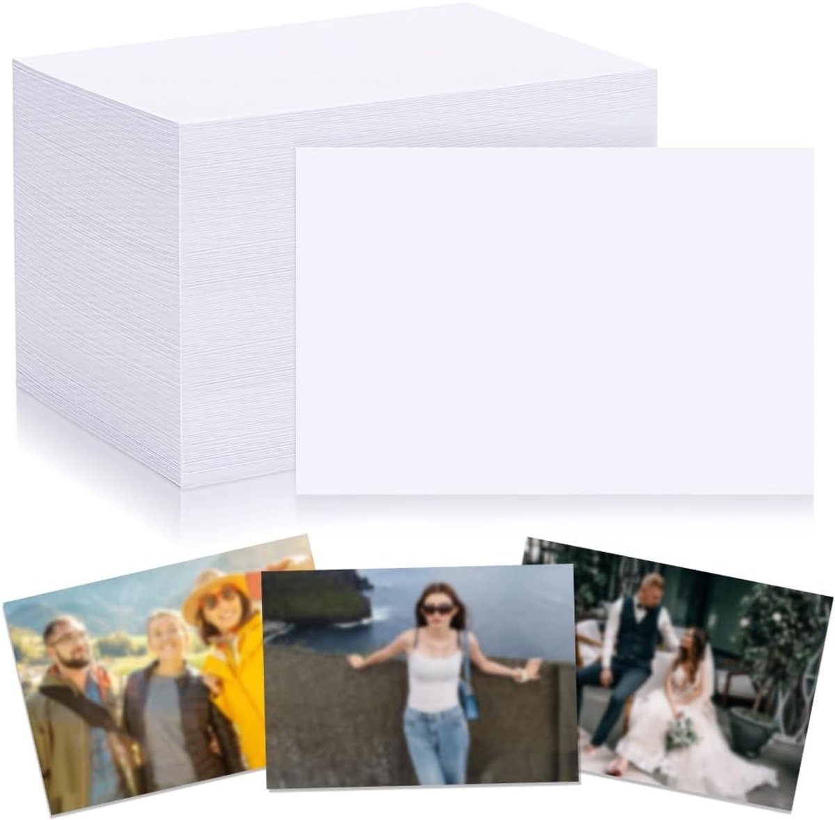 700 vellen glanzend fotopapier 15,2 x 10,2 cm, 200 g/m² voor inkjetprinten, ideaal voor foto's, kaarten en kalenders