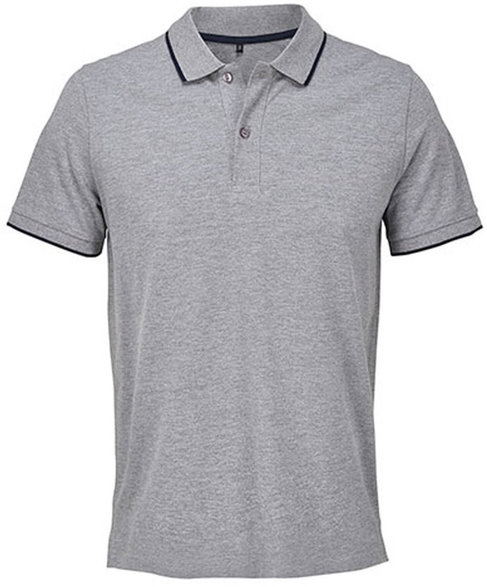 SOL'S Unisex Polo Shirt Palermo L04769 - Grey Melange/French Navy - XXL