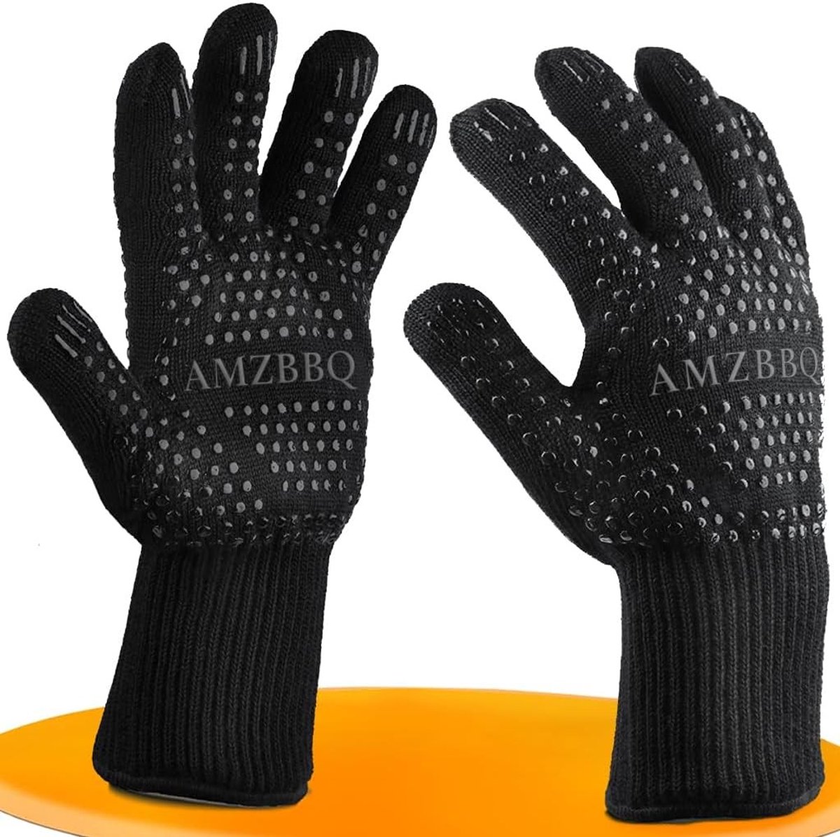 Premium BBQ-handschoenen - Zwart - Maat S - Hittebestendige Bescherming - Voor Grillliefhebbers