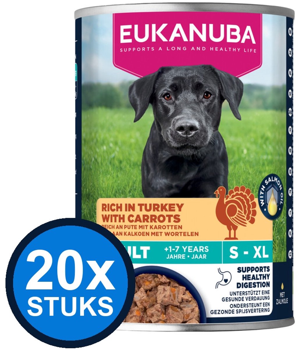 Eukanuba Eukanuba - Life Care Dog Wet Adult Turkey & carrot - Hondenvoer Natvoer - 400 g
