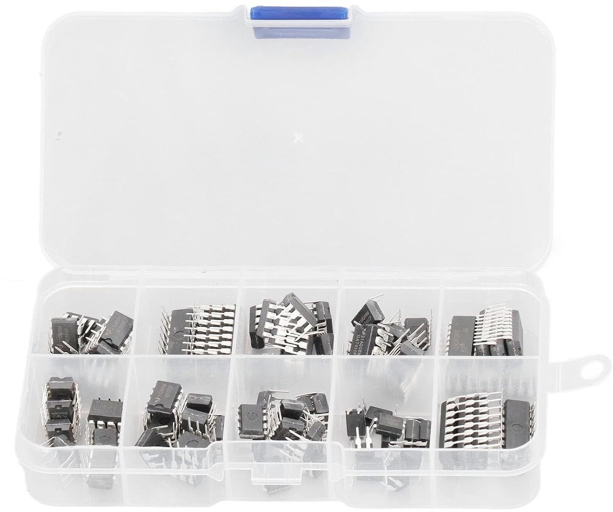 Hobby Elektronica Set met 85 Onderdelen - Complete IC Componenten Assortiment voor Projecten en Experimenten