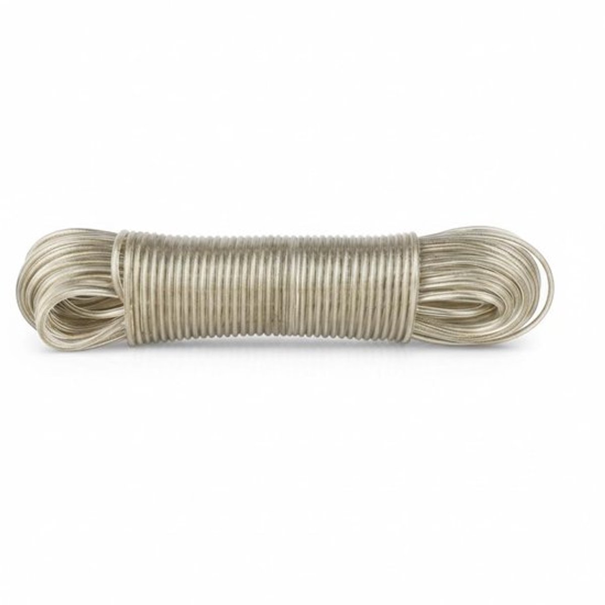 Waslijn 30 m met stalen kern - PVC-omhulsel - Flexibel - Voor buiten - Tuin/camping - Geschikt voor kleding en beddengoed - Ophanglijn