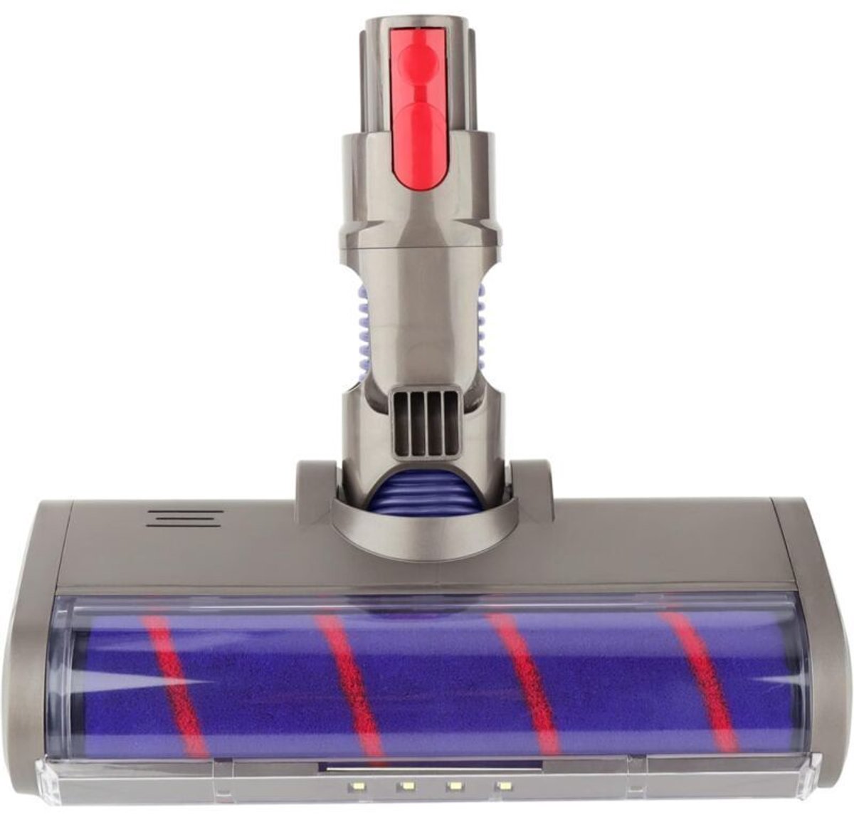 Vloerborstelopzetstuk met zachte rolborstelkop voor geschikt voor Dyson V7 V8 V10 V11 snoerloze stofzuigers - voorzien van LED-koplamp.