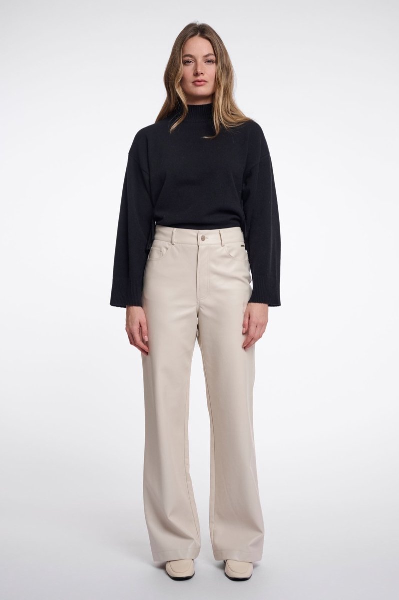 Rino & Pelle Broeken - Corian straight leg trousers - Effen