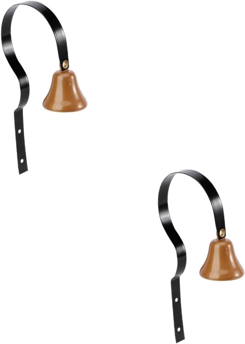 Honden Deurbel - Trainingsbellen Hond - Zindelijkheidstraining Hond - Messing Bel Geen Roest - 127 cm - Zilver