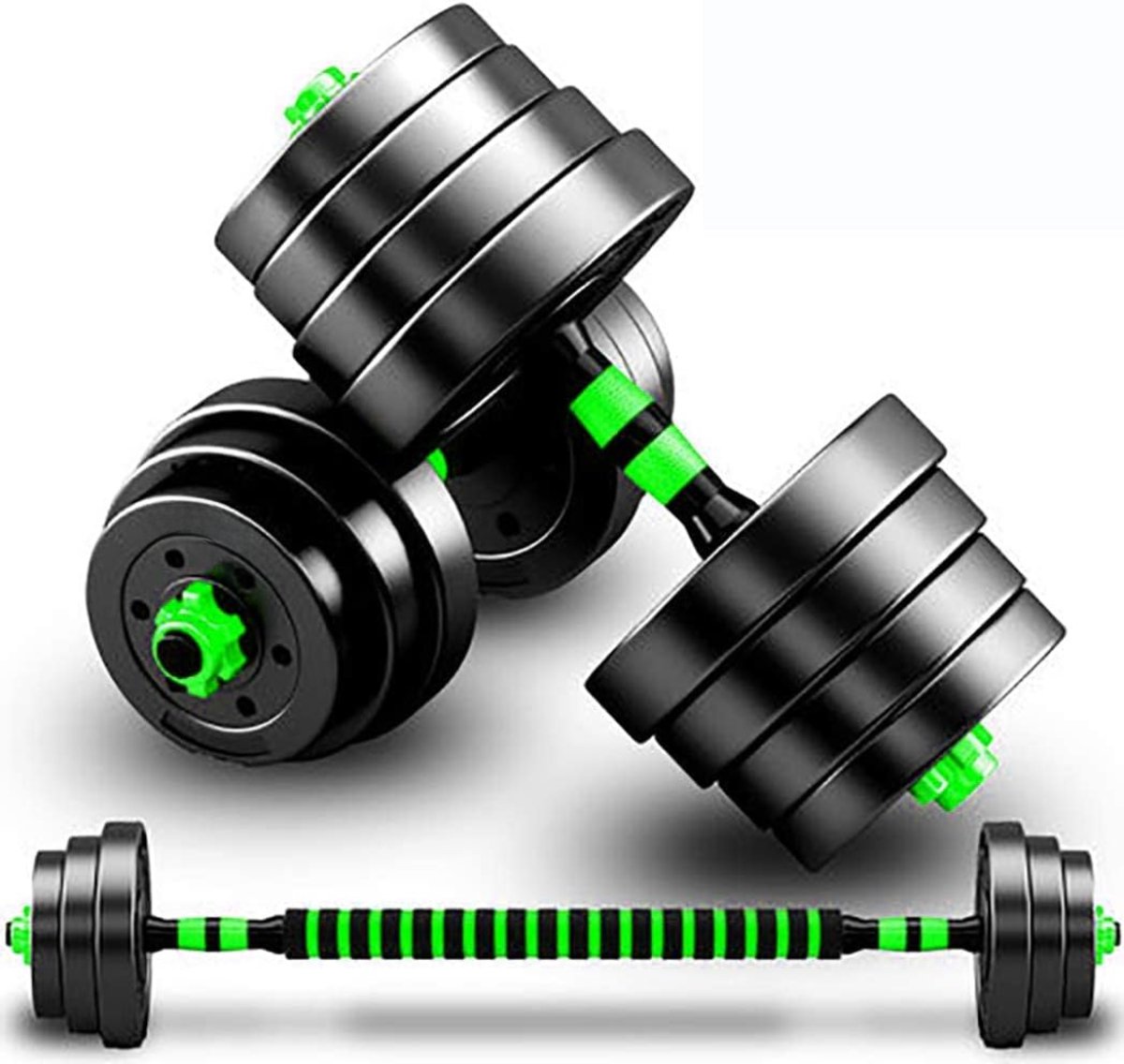 Lìon® Dumbells - Verstelbare Dumbells - Gewichten - Zwart - 46cm x 25cm x 17cm