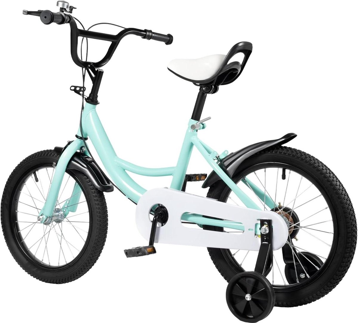Kinderfiets sfiets sfiets Veilig Leren Fietsen Dubbele Rem 16 inch Groen