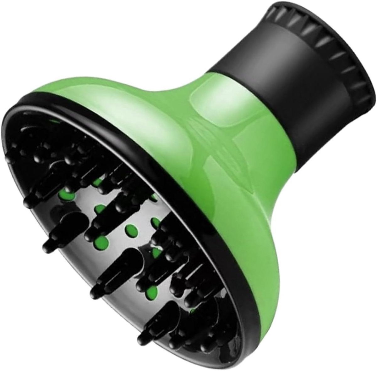 Haardroger Diffuser - Krul Diffuser - Krullen Stylen - Gelijkmatige Luchtverdeling - 15 cm - Zwart