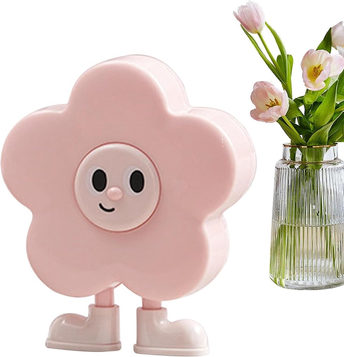 Tandendoosje Kinderen - Melktandjes Doosje - Herinneringen Bewaren - Bloemvormig Design - 12 x 5 x 13 cm - Roze