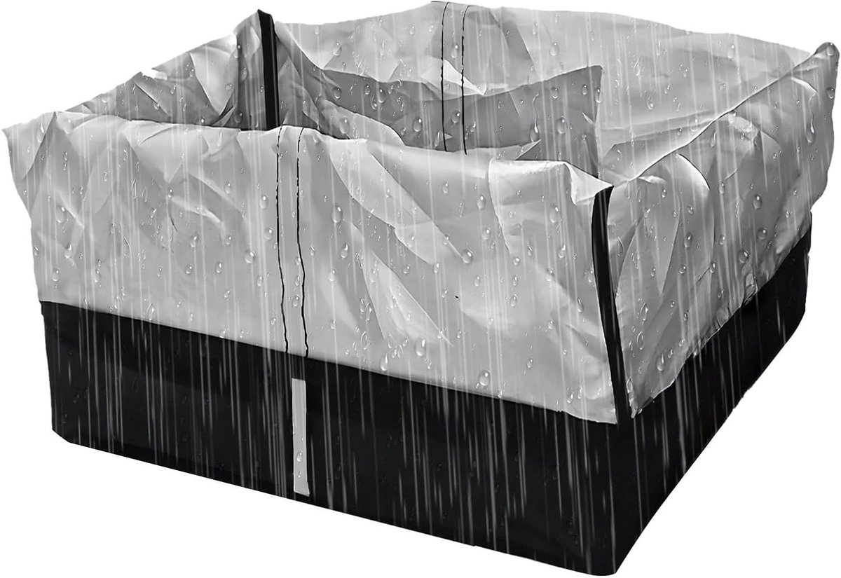 Fietstas Inlegger - Fietsmand Voering - Fietsen Boodschappen - Reflecterende Nachtzicht - 42x33x25cm - Zwart