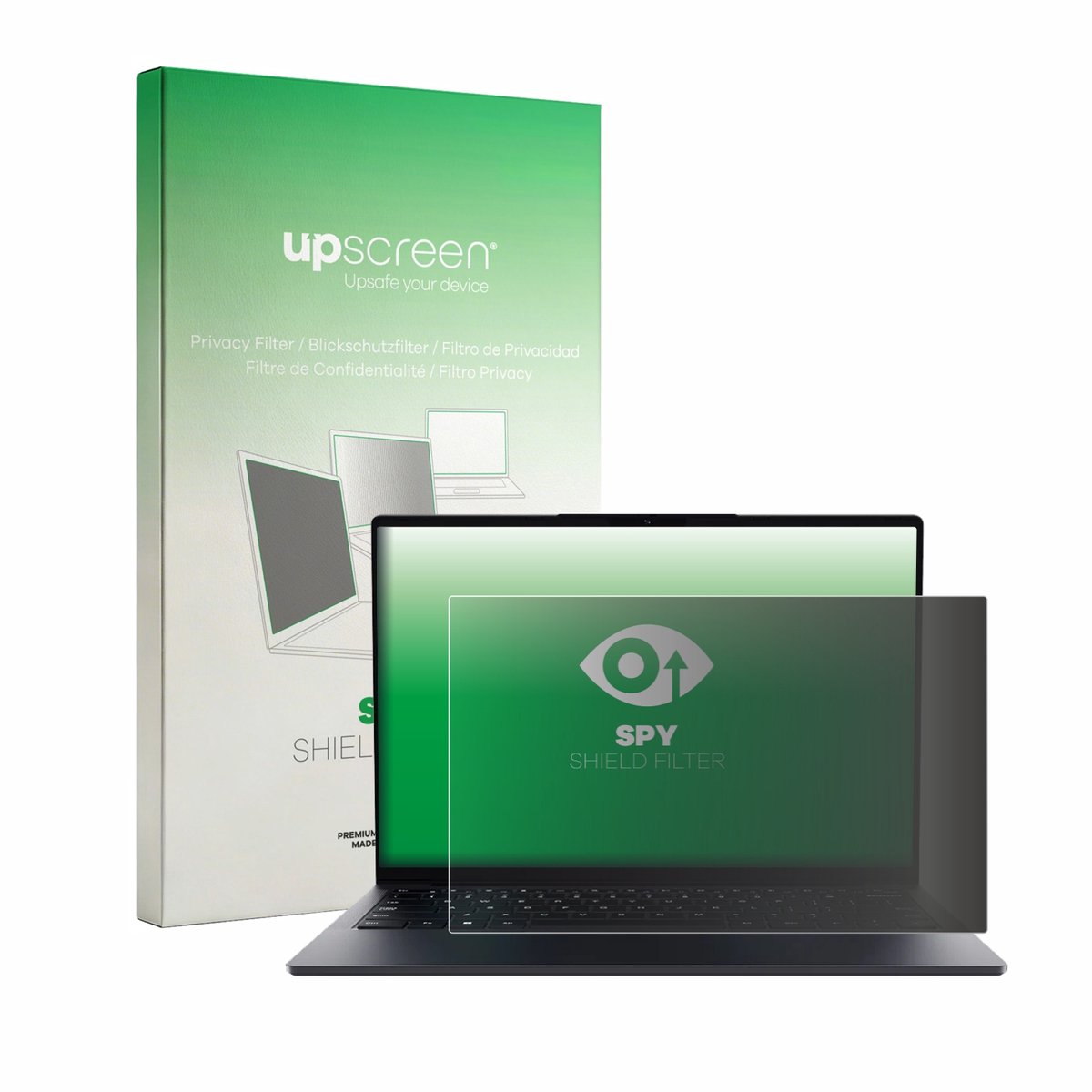 upscreen - privacyscherm voor Chuwi UniBook - privacy filter screenfilter Blauwlichtfilter
