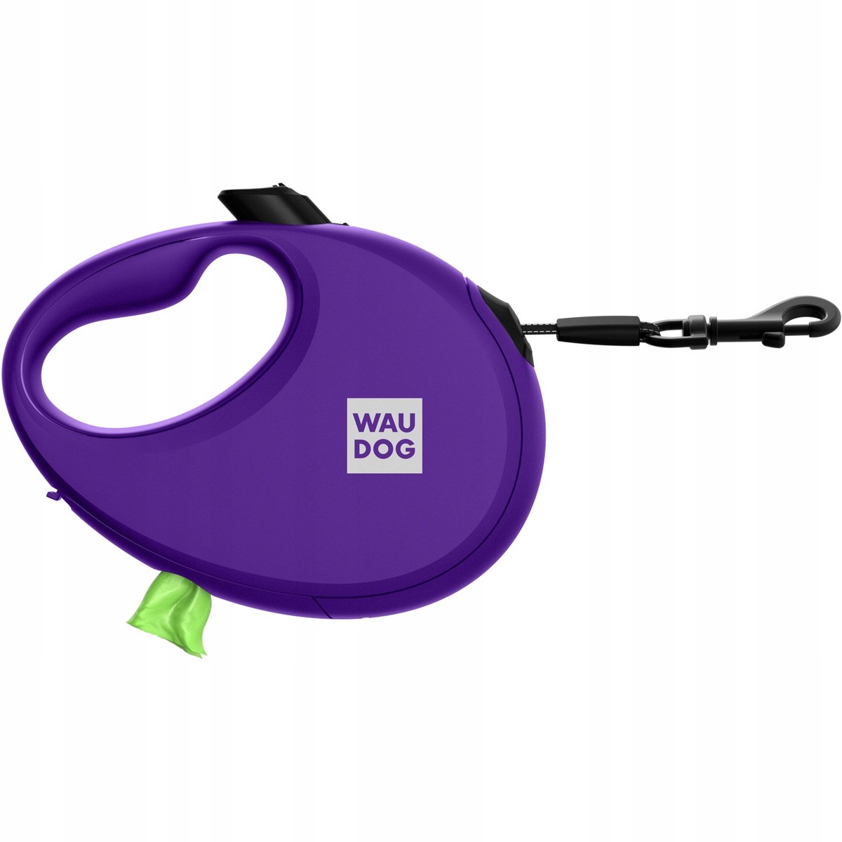 Automatische Hondenhalsband met Poepzakhouder - Paars, tot 20 kg