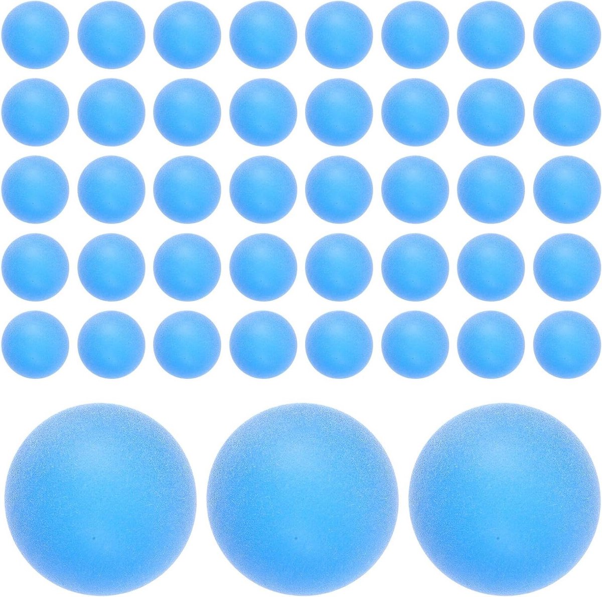 Gekleurde Pingpongballen - Loterij Ballen - Feestdecoratie Spelletjes - Naadloos Plastic - 50 Stuks - Donkerblauw