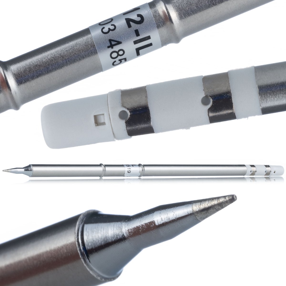 Rosfix Soldeertip T12-IL - Ingebouwde Verwarming en Temperatuursensor - 300°C in <10s Snelle