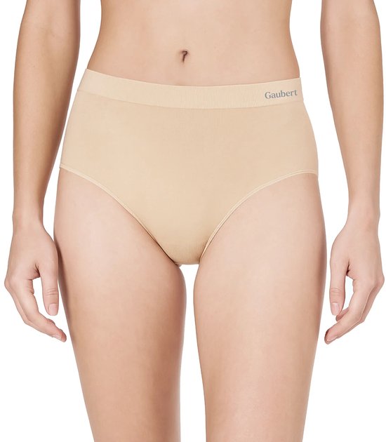 Lot de 6 Sous-vêtements sans couture en Bamboe pour femme - Culottes midi - Uni - Taille 2XL/3XL - 3101 - Mix