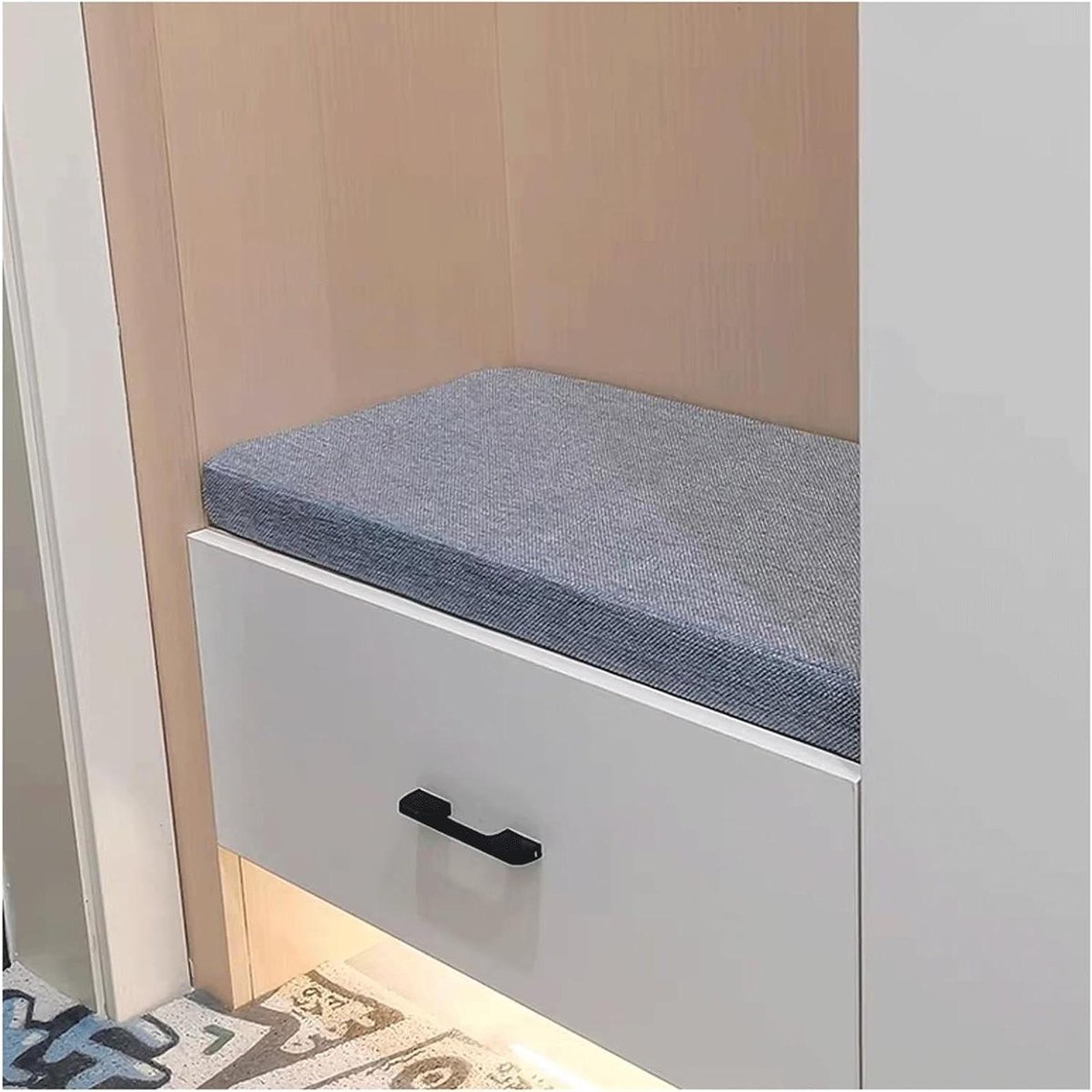 Bankkussen Buiten - Terraskussen Zitkussen - Comfortabel Zitten - Antislip met Banden - 200x50x5 cm - C2