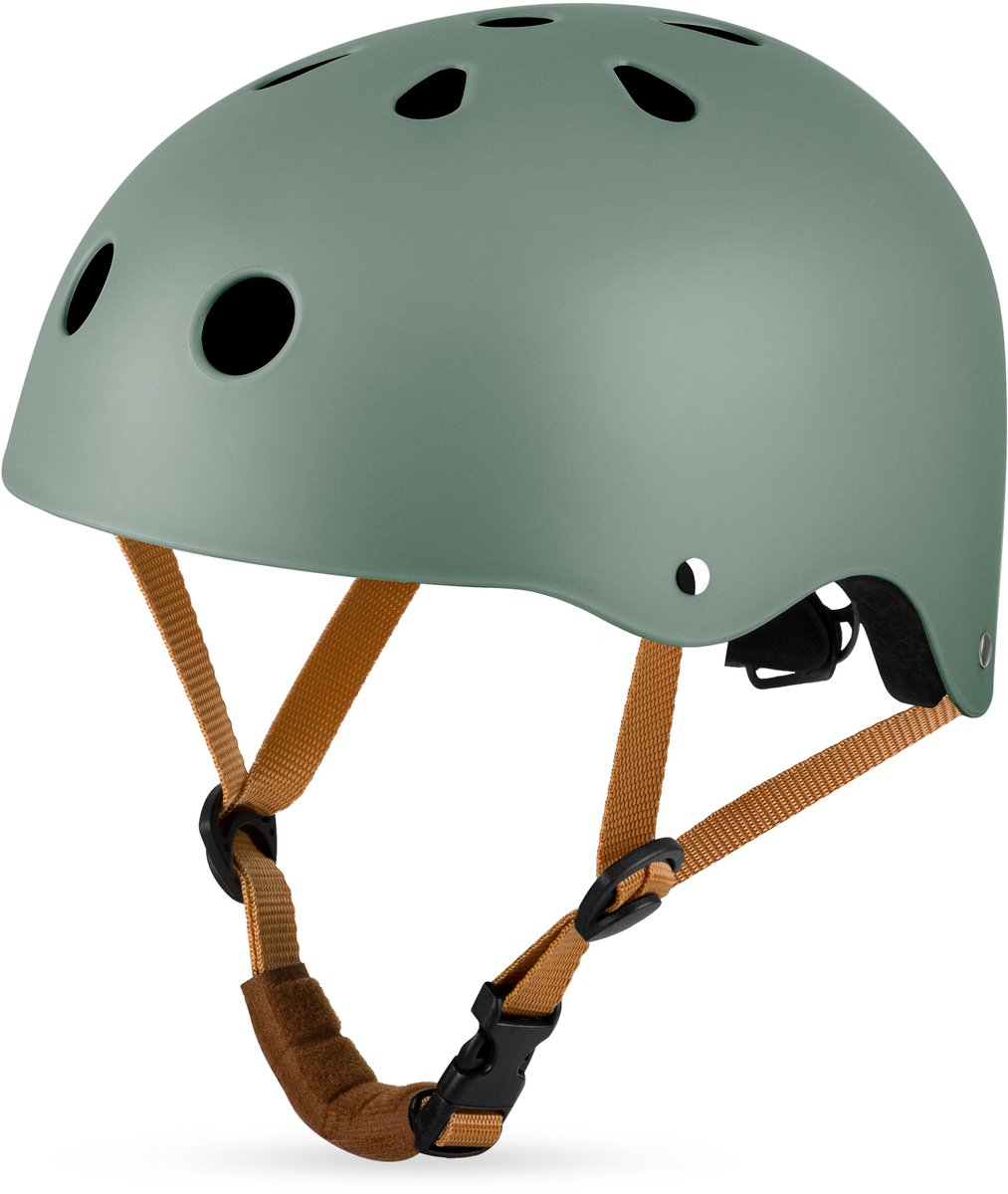 Lionelo Helmet Fietshelm voor kinderen - Maat 50-56cm - 20x23cm - S - Intertek Certificering - ABS & EPS Materialen - Verstelbare Pasvorm - 11 Ventilatieopeningen - Extra Kinbeschermer - Personaliseerbaar met Krijt en Stiften - EN1078 Gecertificeerd