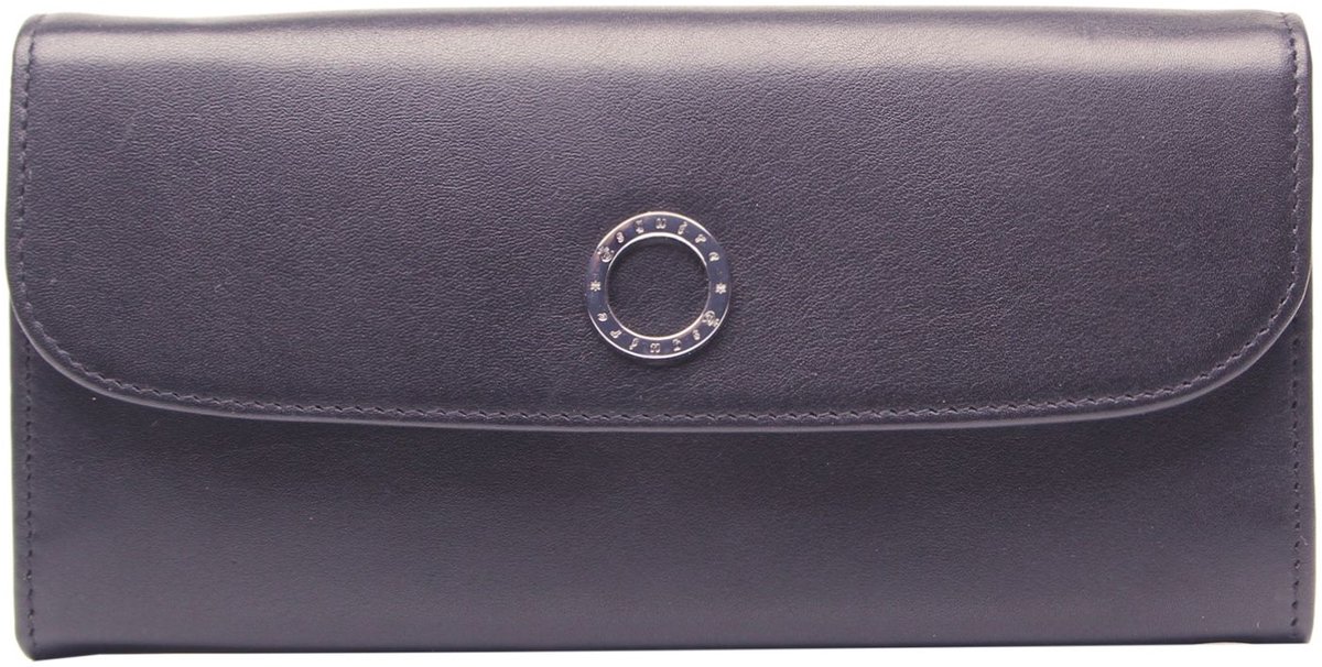 Esquire Leren portemonnee Viktoria Ladies Long Wallet Black zwart