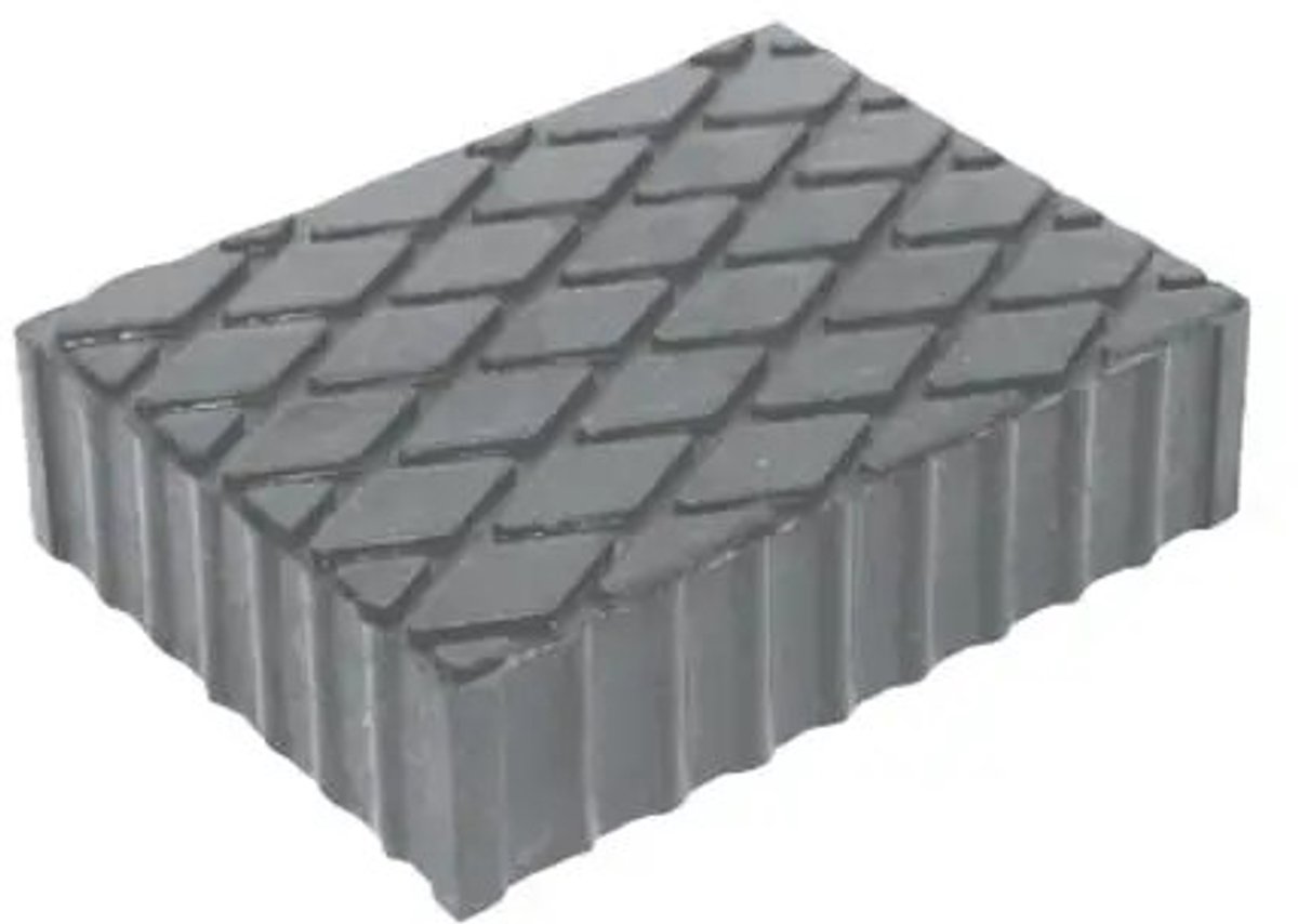 40 mm rubber pad / blok voor hefbrug