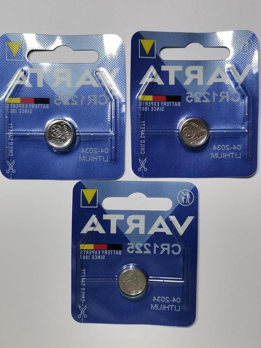 Lithium Batterijen - Knoopcel Batterijen - Apparaten Voeden - Primaire Knoopcel - 3 Stuks - Zilver