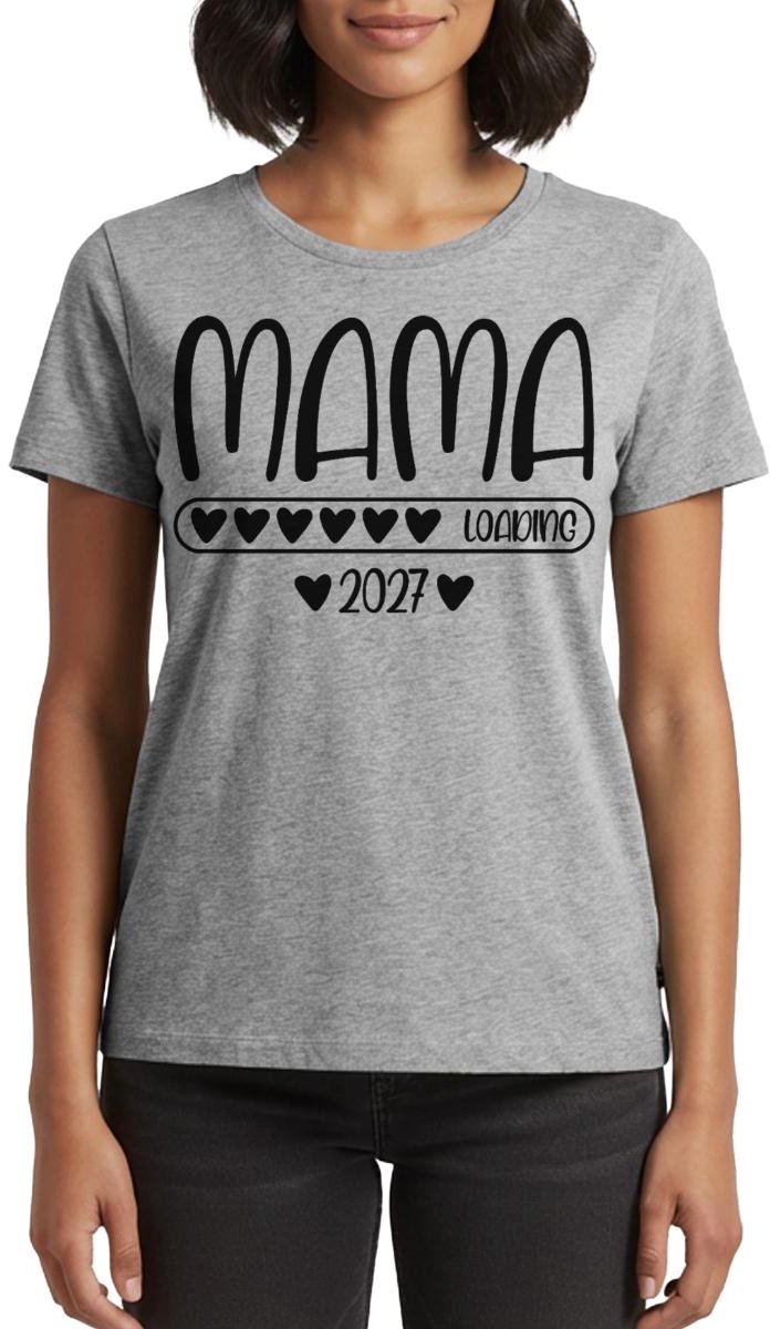 Mama Loading 2027 Premium T Shirt Dames