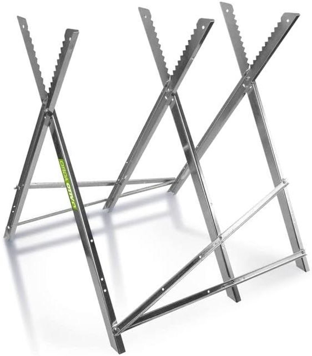 Zagen Houtklover - Houtklover Stabilisator - Haardhout Zagen - Zelfblokkerende Tanden - Max 300 mm Diameter - Grijs
