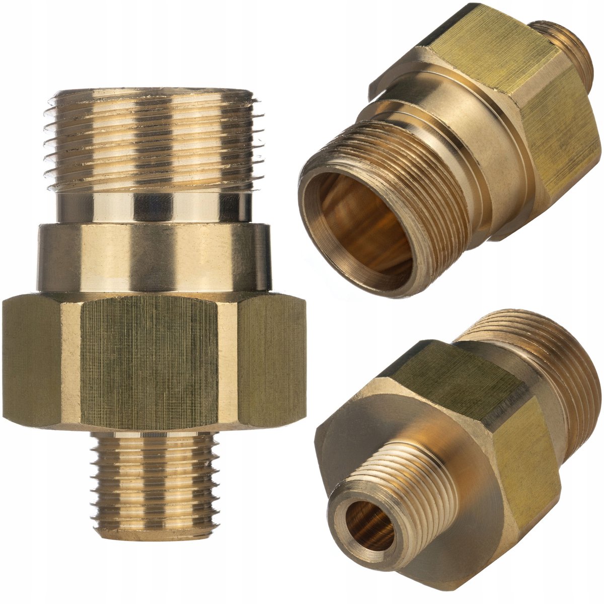 Rosfix Adapter Vervanging - Messing EASYLock TR22M naar 3/8" BSP - M22x1,5 22mm - Geschikt voor Kärcher