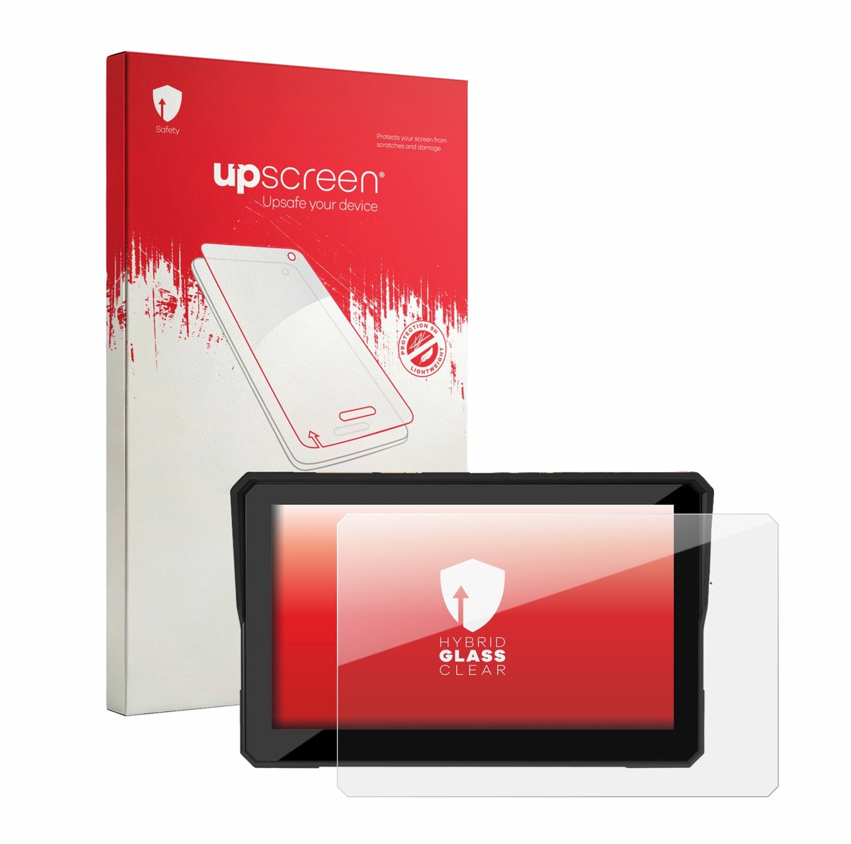 upscreen - Screenprotector voor Carpuride W502T Pro 5" - Folie Beschermfolie Beschermglas transparant