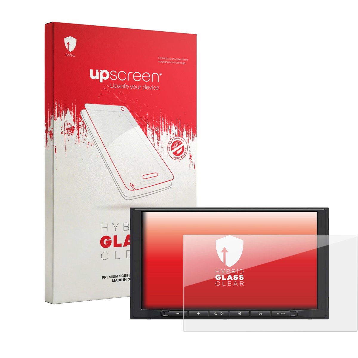 upscreen - Screenprotector voor JBL Legend 700 - Folie Beschermfolie Beschermglas transparant