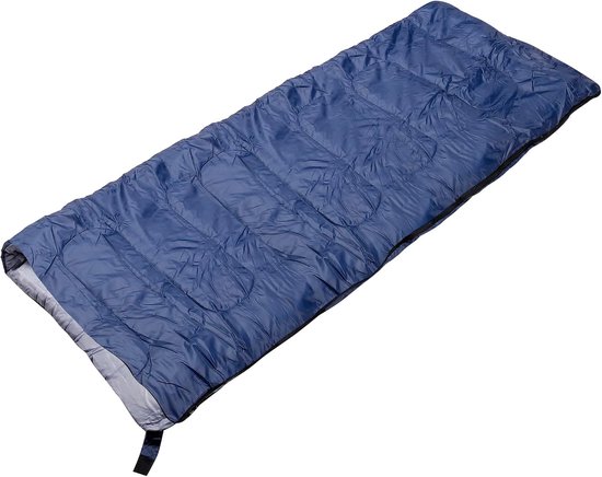 Slaapzak Dekenmodel - Zomerslaapzak Kampeerslaapzak - Kamperen Buiten - Volledig Open Ritsbaar - 190 x 70 cm - Blauw — afbeelding 3