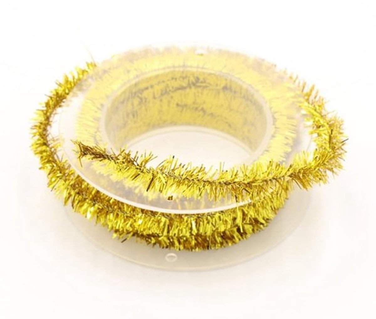 Kerstslinger 1,5 meter - Glanzende Lametta - Kunststof - Feestelijke Versiering - Bruiloft/Party - Heldere Kleuren - Decoratieslinger