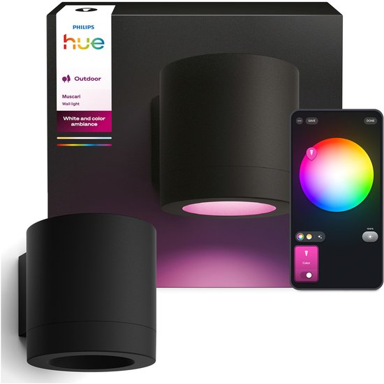 Philips Hue Muscari Muurspot Buiten