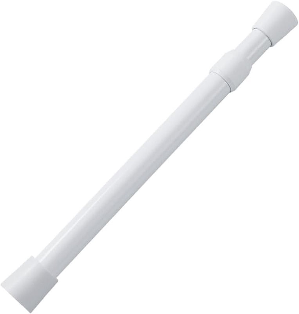 Verstelbare telescopische stang voor gordijnen, kasten en douchecabines - 30-50 cm, diameter 1,2 cm, eenvoudig te installeren zonder boren