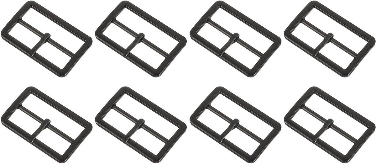 Metalen Rolgespen - Verstelbare Gespen - Tassen Repareren - Roestvrij Materiaal - 50 mm Breed - Donkergrijs