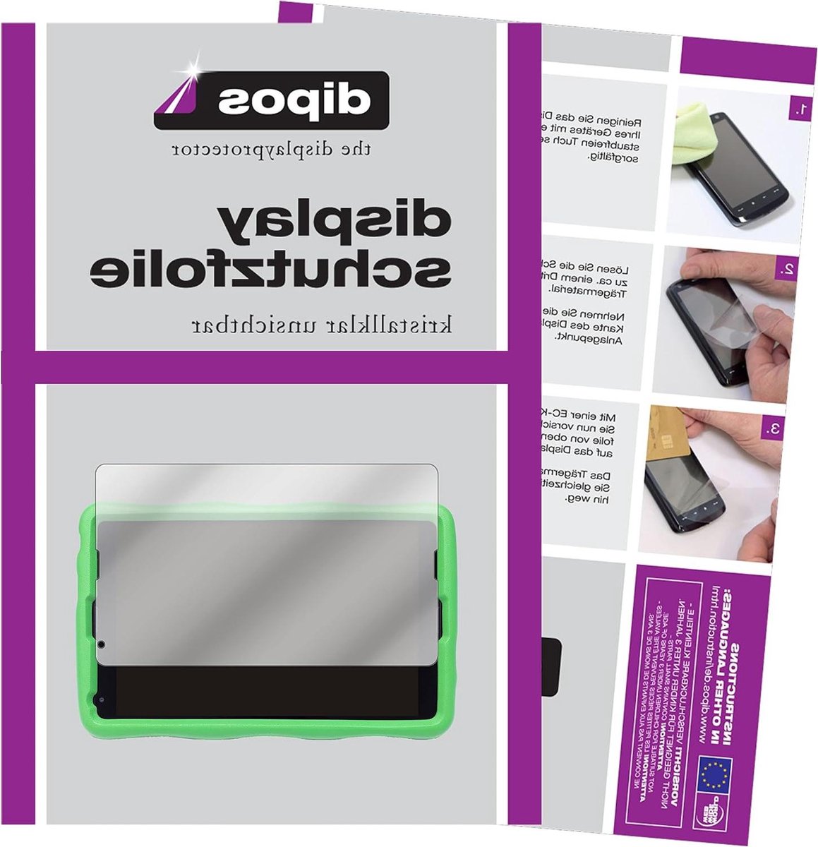 Schermbeschermers - Display folie - Tablet Beschermen - Krasvast 4H - 2 stuks - Transparant