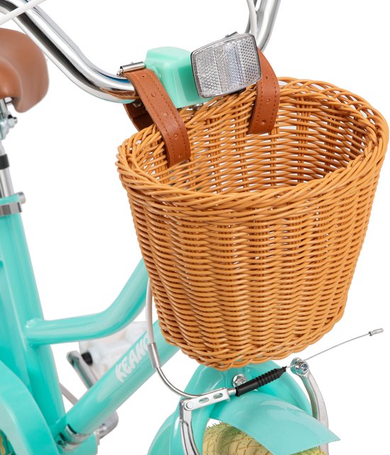 KEANO 20 Inch Kinderfiets voor Meisjes, 7-10 Jaar, met Standaard, Kinderfiets Groen — afbeelding 3