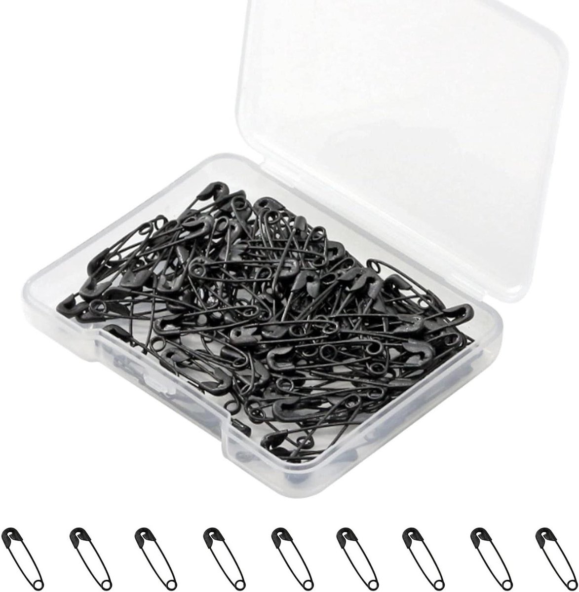 Veiligheidsspelden - Metalen Spelden - Kleding Repareren - Gladde Afwerking - 300 Stuks - Zwart