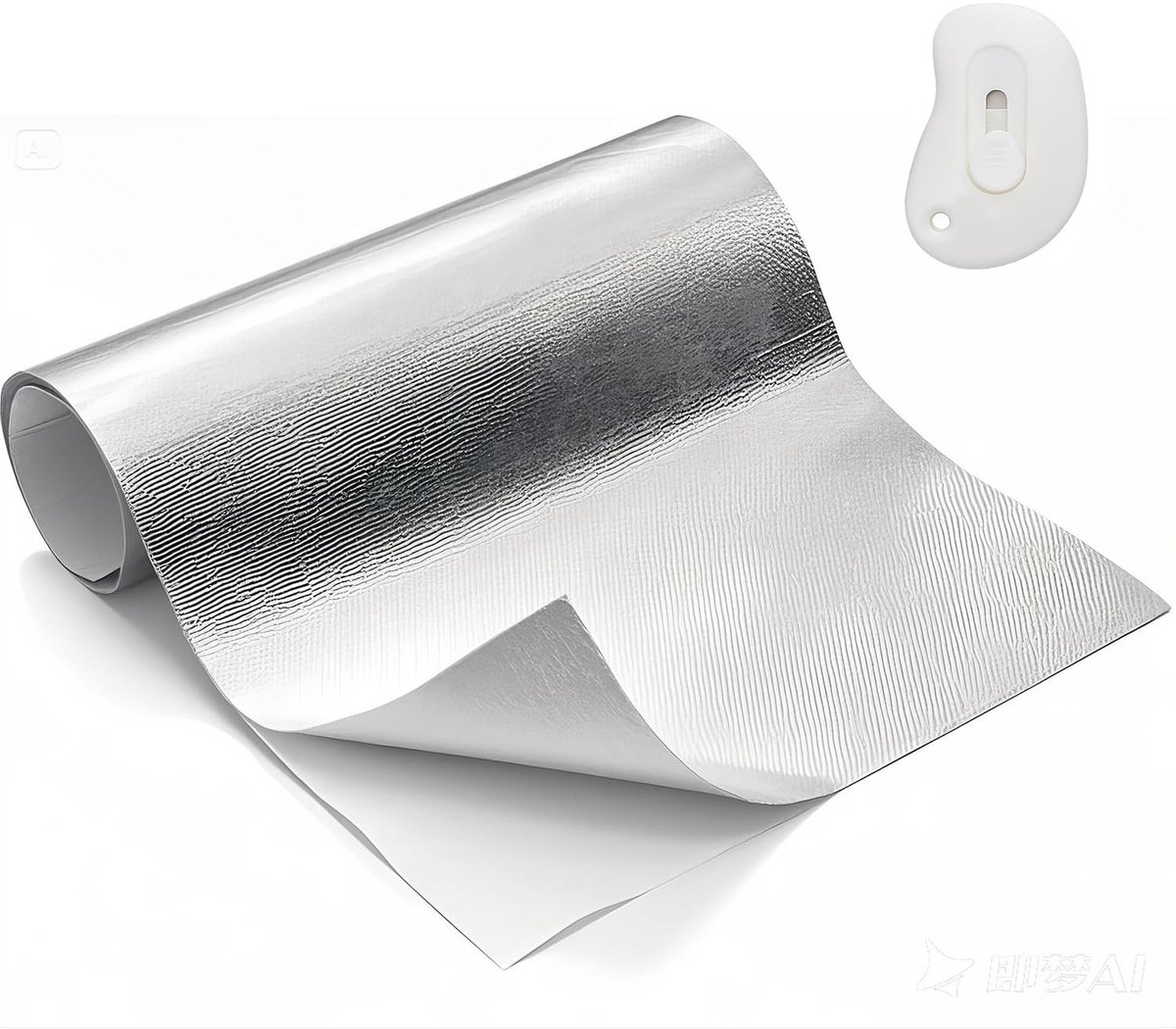 Omgoods - Zelfklevende Warmte-isolatiefilm Aluminium Folie 30 x 300 cm