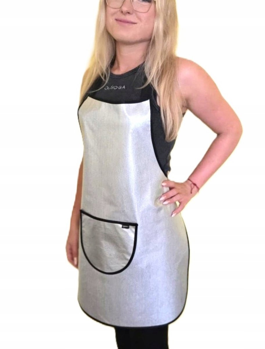 Waterproof Salon Schort - Zilver & Goud - Professioneel Gebruik