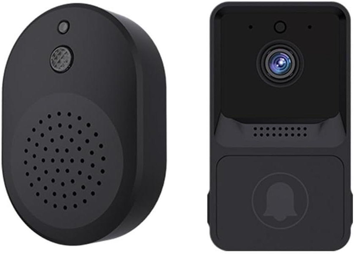 Draadloze Deurbel Camera - Videodeurbel WiFi - Toegang Bewaken - 1080P HD Beeld - 12 x 8 x 2 cm
