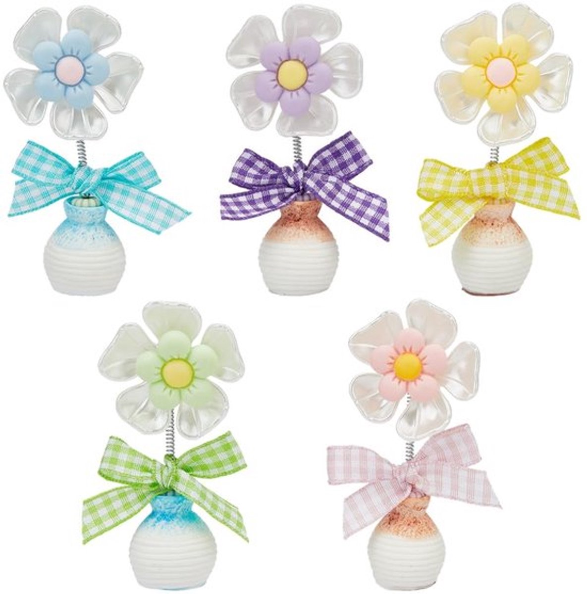 5 Stuks Bloemen Dashboard Decoraties voor Auto